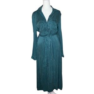 Cloth & Stone Belted Midi Shirtdress